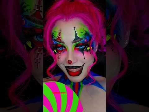 Down to Clown, Spin round and round 🎪🔥 #clown #makeup #clownmakeup #icp #fyp #shorts