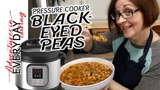New Year Black-Eyed Peas (in the pressure cooker)