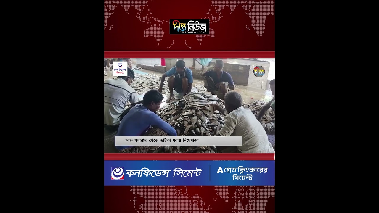 মধ্যরাত থেকে জাটকা ইলিশ শিকারে নি/ষেধাজ্ঞা শুরু l Patuakhali l Jhatka l Hilsha l Ban l Deepto News