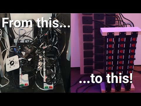 DJ Switches - Rolls Royce Aquarium Cable Management