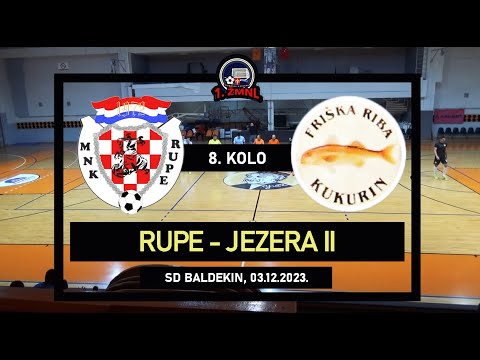 1. ŽMNL: RUPE - JEZERA II  4:1, 03.12.2023.