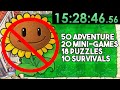 I Tried 100% Speedrunning Plants vs Zombies Without Sunflowers