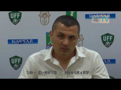Post match press-conference Jafar IRISMETOV