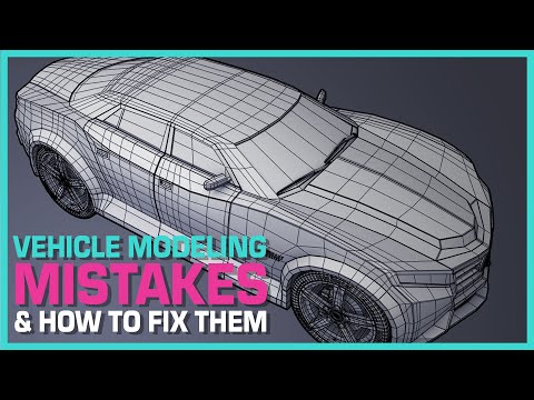 Maya Hard Surface Modeling: Common Maya Car Modeling Mistakes And How to Fix Them