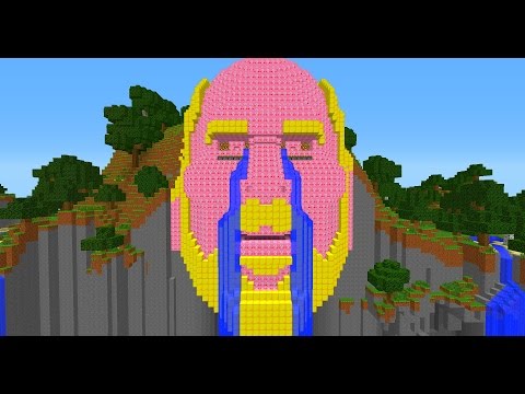 Minecraft PINK Lucky Block Temple Of Notch Mod Challenge