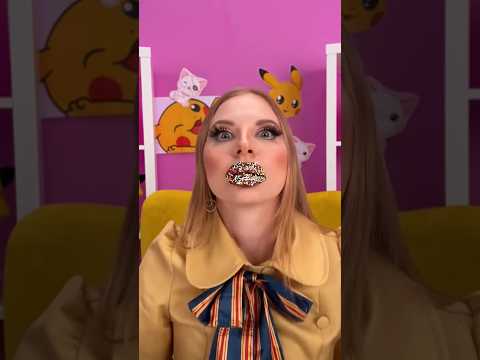 Megan hace labios de chocolate 🍫🍦 chocolate #shorts