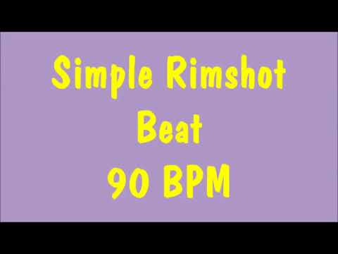 Drum Loops for Practice Rimshot with 90 bpm