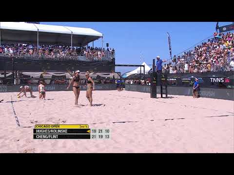 AVP Chicago Open | Hughes/Kolinske vs. Cheng/Flint | Stadium Court | Gold Series