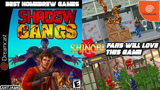 Shadow Gangs - New Dreamcast Game #dreamcast #segadreamcast #homebrewgames