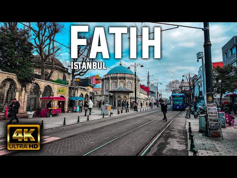 Stunning walk from FATIH (Istanbul) - 4K Walking Tour