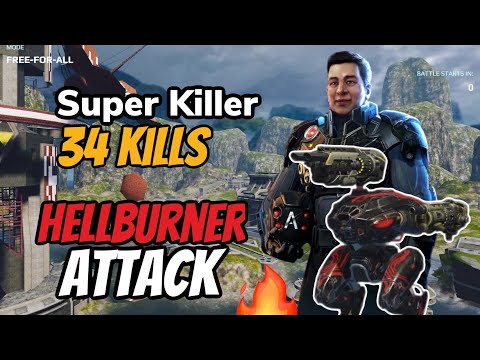 Hellburner Attack MK3 | The funny Hellburner kill everyone | War Robots Gameplay