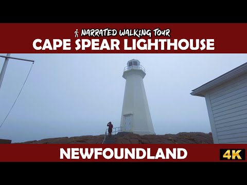 ❄️ Chilly Walk at Cape Spear Lighthouse, Newfoundland | Canada's Easternmost Point in 4K 🌊🇨🇦
