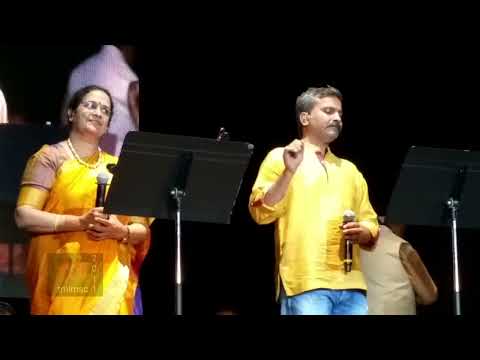 SPB 50 World Tour, Detroit - S. P. B. Charan and S. P. Sailaja sing Malare Mounama