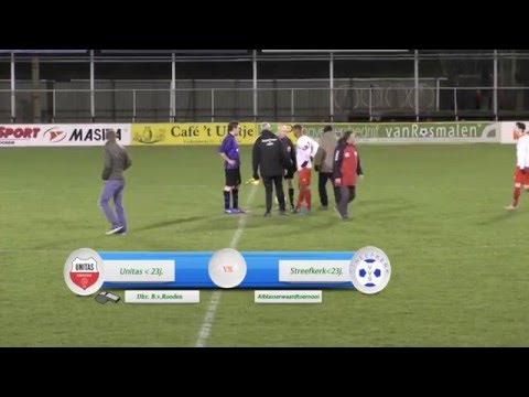 Unitas o23j. -  Streefkerk o23j.  1 - 3