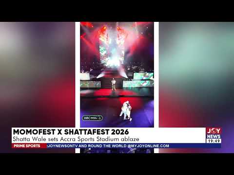 Momofest x Shattafest 2026: Shatta Wale sets Accra Sports Stadium ablaze.