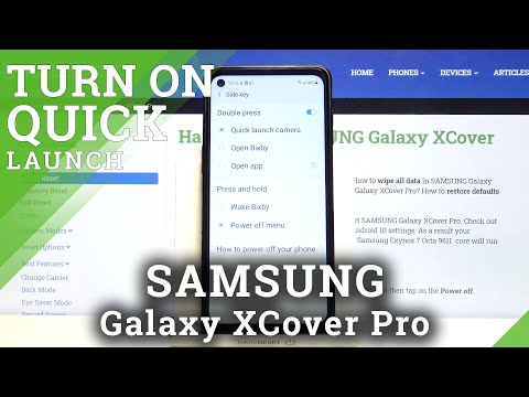 SAMSUNG Galaxy XCover Pro – Disable Quick Launch Feature for Side Keys