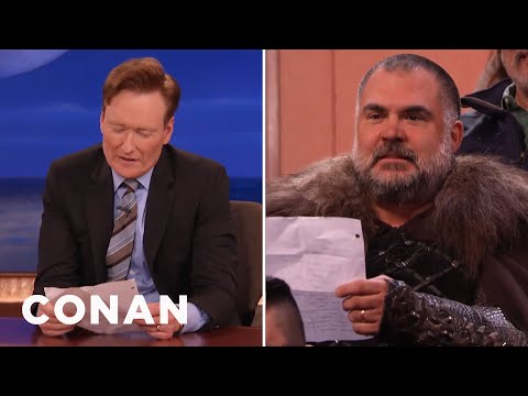 Conan Reenacts A Scene From TV's Greatest Show | CONAN on TBS