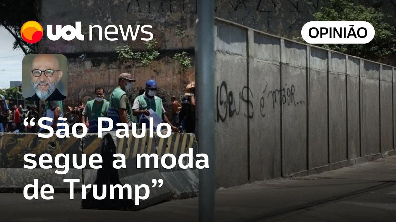 'Muro da vergonha' revela a falta de competência da prefeitura de SP, diz Josias de Souza