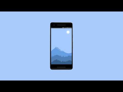 2D Mountain Landscape - Live W