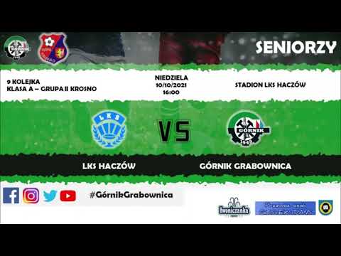 Seniorzy: LKS Haczów - Górnik Grabownica/ bramka na 3:3 Dawid Brodzicki