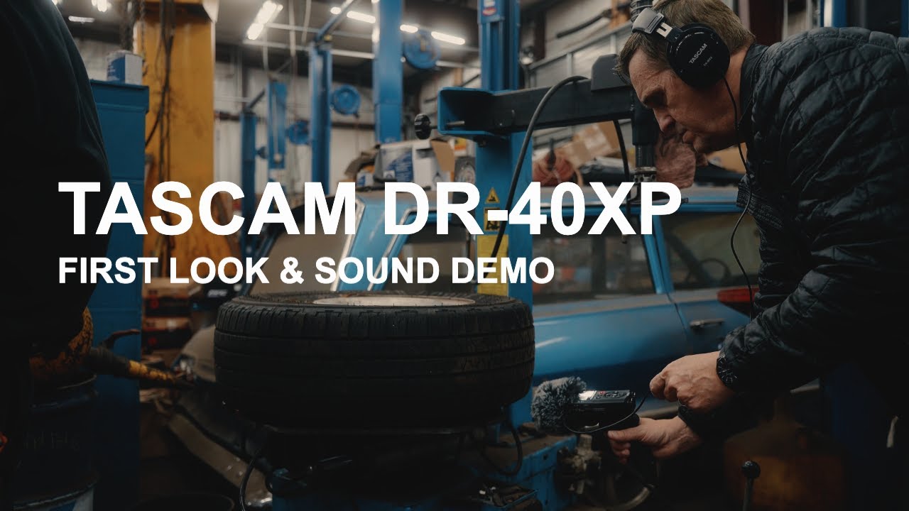 TASCAM DR-40XP | First Look & Sound Demo 🎧⚙️