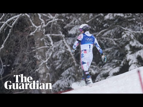 ‘I needed time for myself’: skier hides in woods after slalom Winter Olympics heartache