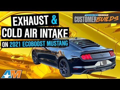 2021 EcoBoost Mustang w/ Borla ATAK Exhaust & Roush Cold Air Intake | AmericanMuscle Customer Builds