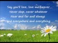 Donna Lewis I Love You Always Forever Lyrics