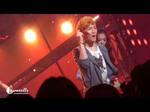 [Fancam] 110710 Cute baby Key @ Hello rehearsal Special stage with f(x)