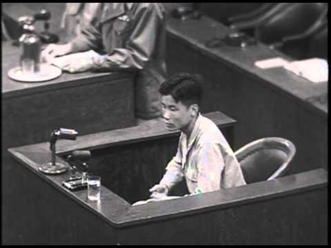 WAR CRIMES TRIALS, TOKYO, JAPAN