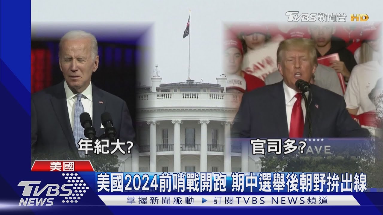 2024前哨戰!美期中選舉後朝野拚出線 拜川之爭說不準