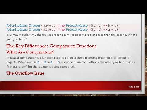 Understanding the Max Heap and Min Heap Initializations in Java's Priority Queue