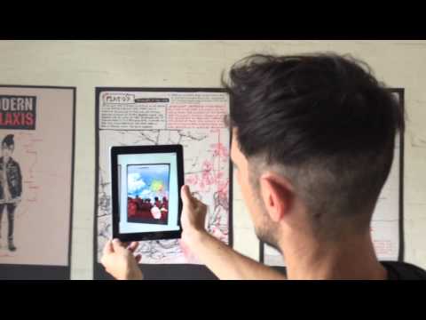 Modern Polaxis gallery at Laneway Melbourne 2015