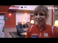 Met Annette Gerritsen mee de 1000 meter rijden