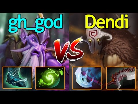 Dendi [Juggernaut] VS gh_god [Darkseer] - Feel My Blade Dota2 7.05