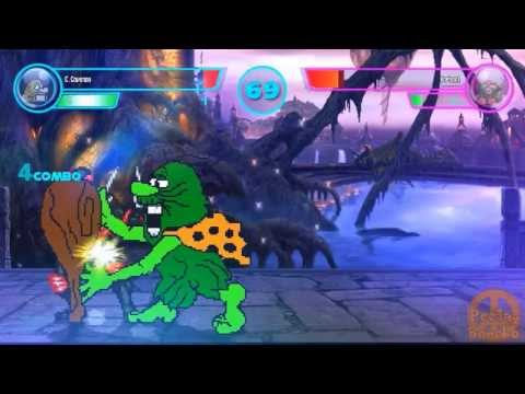 PJ MUGEN 1.1 Battle Ep. 1: Caveman On NiggaTurtle Action
