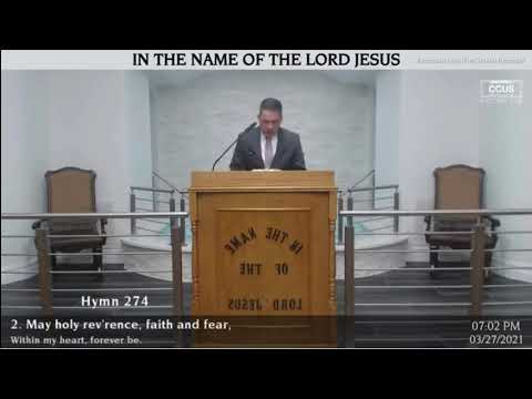 274 - HINO NA PLENITUDE ESTAREI - CCUS HYMN 03 27 21 CCB INGLES COM VIRTUDE