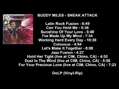 Buddy Miles - Sneak Attack (1981) (DoLP Vinyl-Rip) (Full Album)