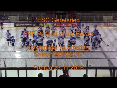 ESC Geretsried - EHF Passau Black Hawks 25.11.2016