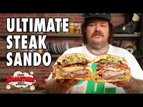 Making Salt Hank's Famous Loaded Steak Sandwich