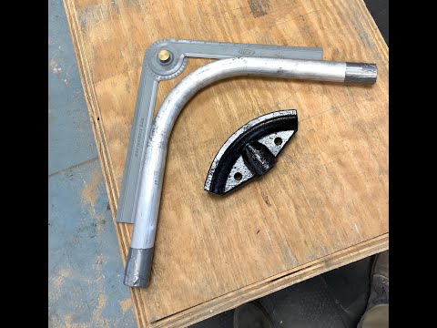 Harbor Freight 12 Ton Pipe Bender For Bending Aluminum Schedule 40 Pipe *Actually Worked!!*