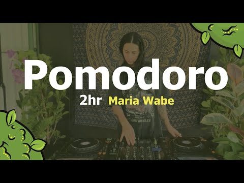 2 Hour Pomodoro & Yoga | w/ Maria Wabe | 50/10 Pomodoro Timer