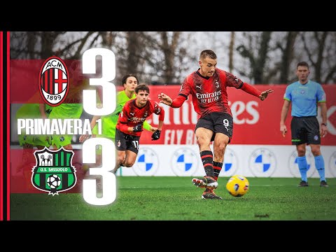 Camarda brace in six-goal thriller | AC Milan 3-3 Sassuolo | Highlights Primavera