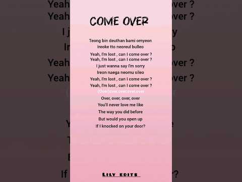 bts come over ll lyrics #trending #kpop #bts #btsarmy#lyrics #trywithyourownvoice #kpopsinger #viral