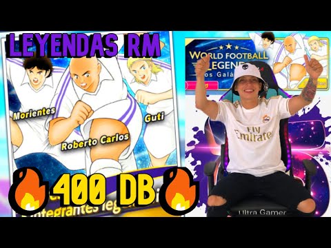 400db GACHA REAL MADRID [GUTI, ROBERTO CARLOS, MORIENTES] - Captain Tsubasa Dream Team