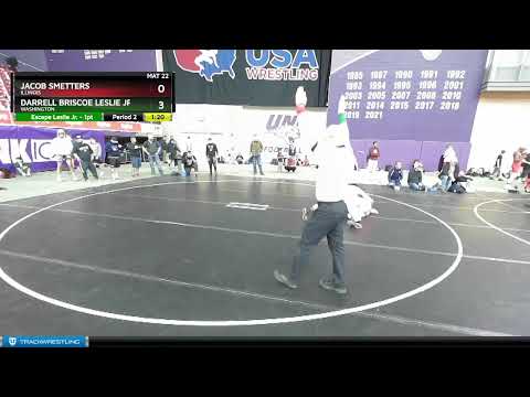 195 Lbs Champ. Round 1 - Darrell Briscoe Leslie Jr., Washington Vs Jacob Smetters, Illinois Fd8d