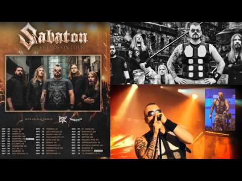 SABATON announce rescheduled North American tour 2026 dates!