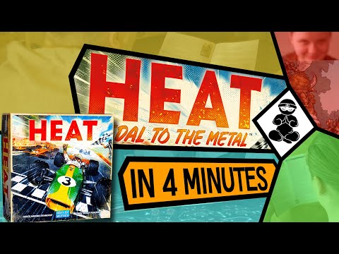 Heat - How to Play in 4 minutes - BoardgameNinja - Days of Wonder - Pedal to the Metal