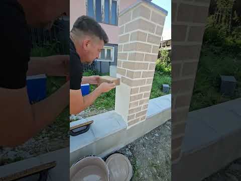 Fake Brick Wall Magic with a Sponge! #shorts