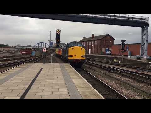 (HD) colas rail class 37 nos 37099 returns to mainline